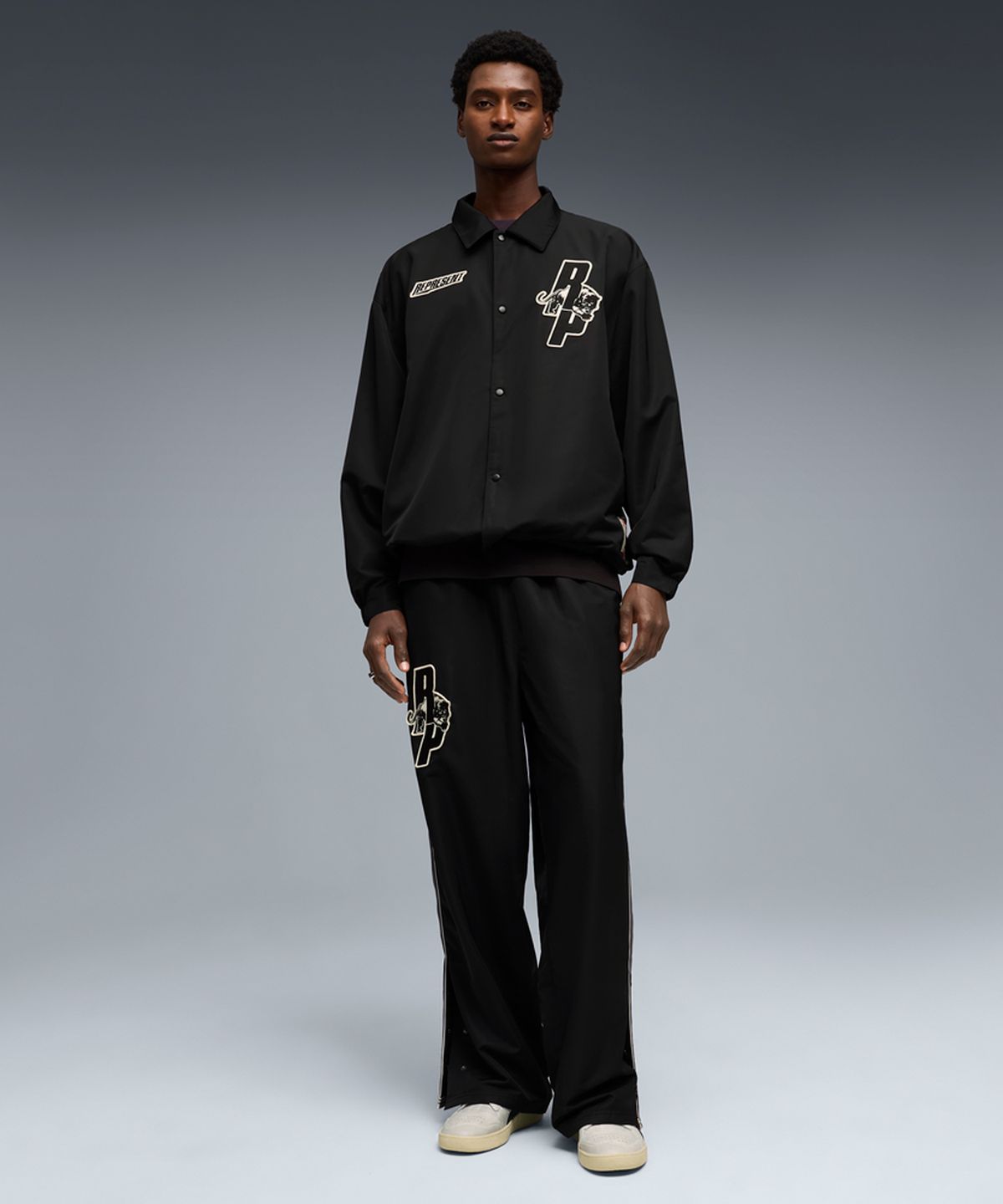 푸마(PUMA) 마제스티 리프레젠트 - 웜 화이트:블랙 / 313059-01