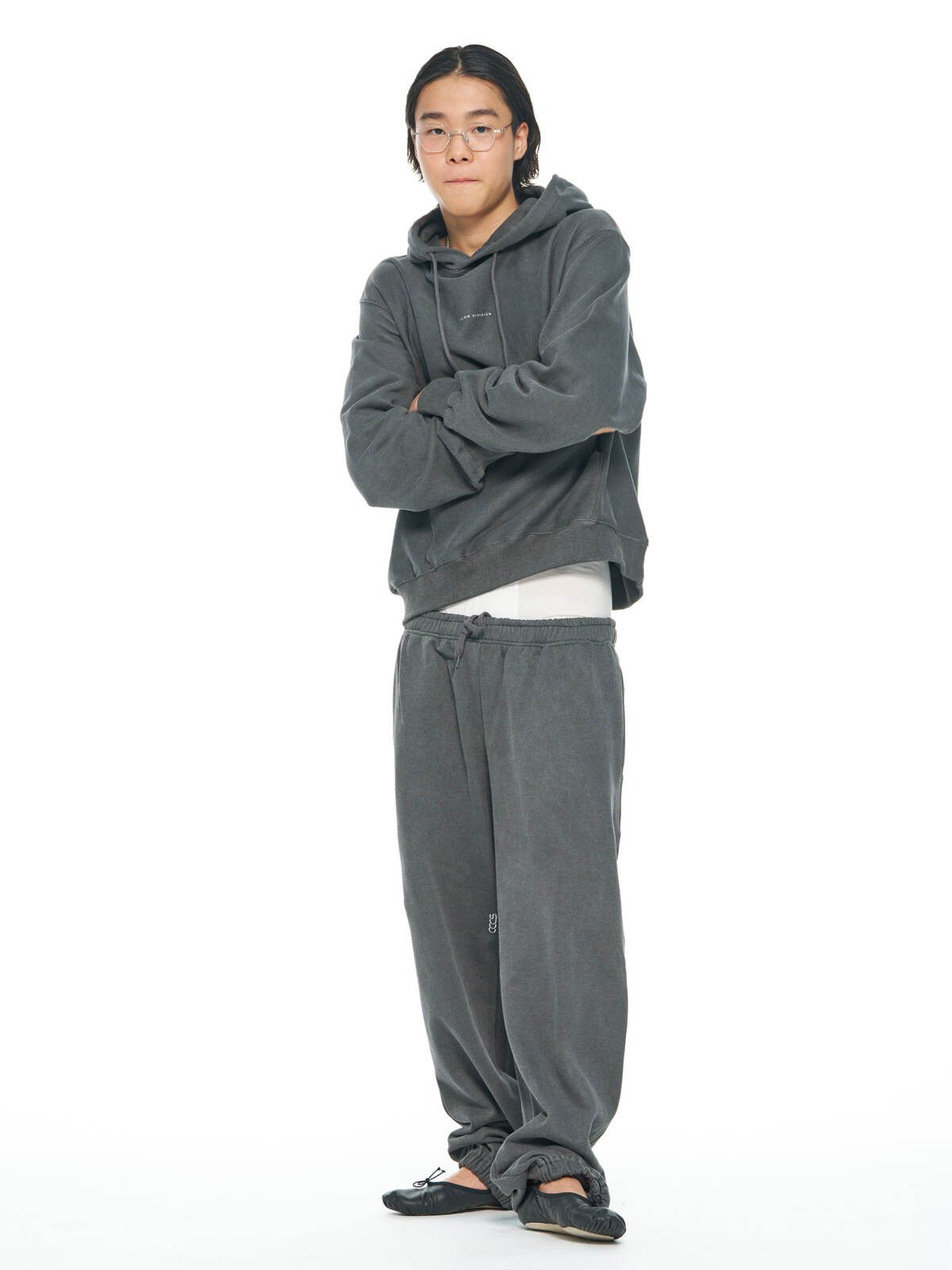 씨씨씨에스(CCCS) GREY FLOW-DIVISION SWEATPANTS