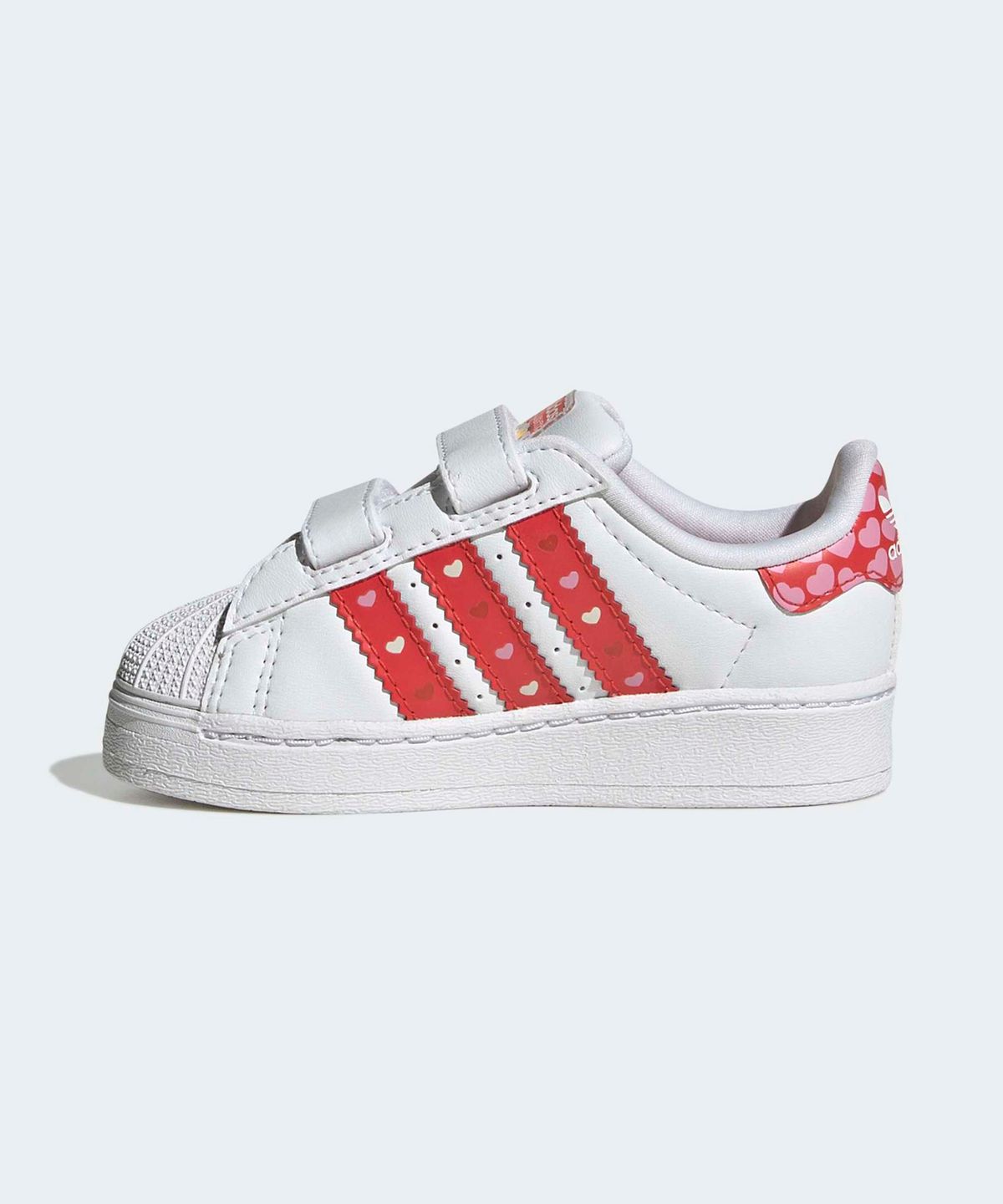 아디다스 키즈(ADIDAS KIDS) 아디다스 X 디즈니 엘리스 슈퍼스타 LED 라이트 컴포트 클로저 인펀트  - 화이트  / KK1294