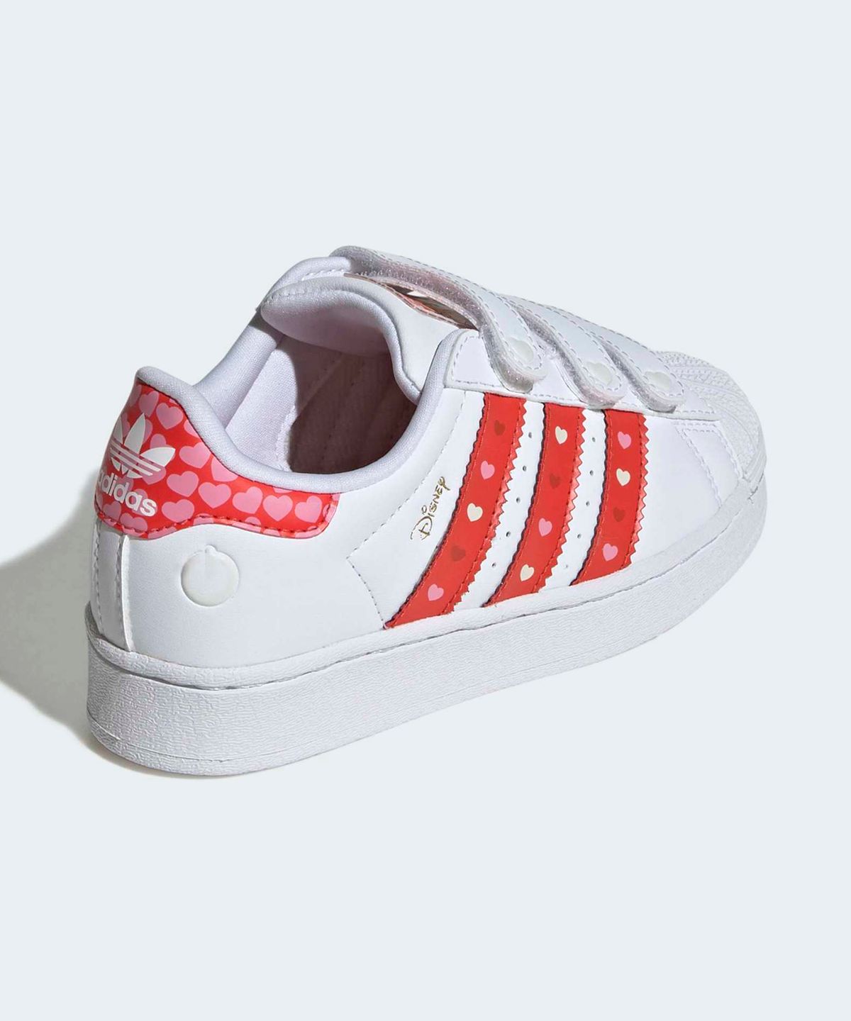 아디다스 키즈(ADIDAS KIDS) 아디다스 X 디즈니 엘리스 슈퍼스타 LED 라이트 컴포트 클로저 키즈  - 화이트  / KK1295