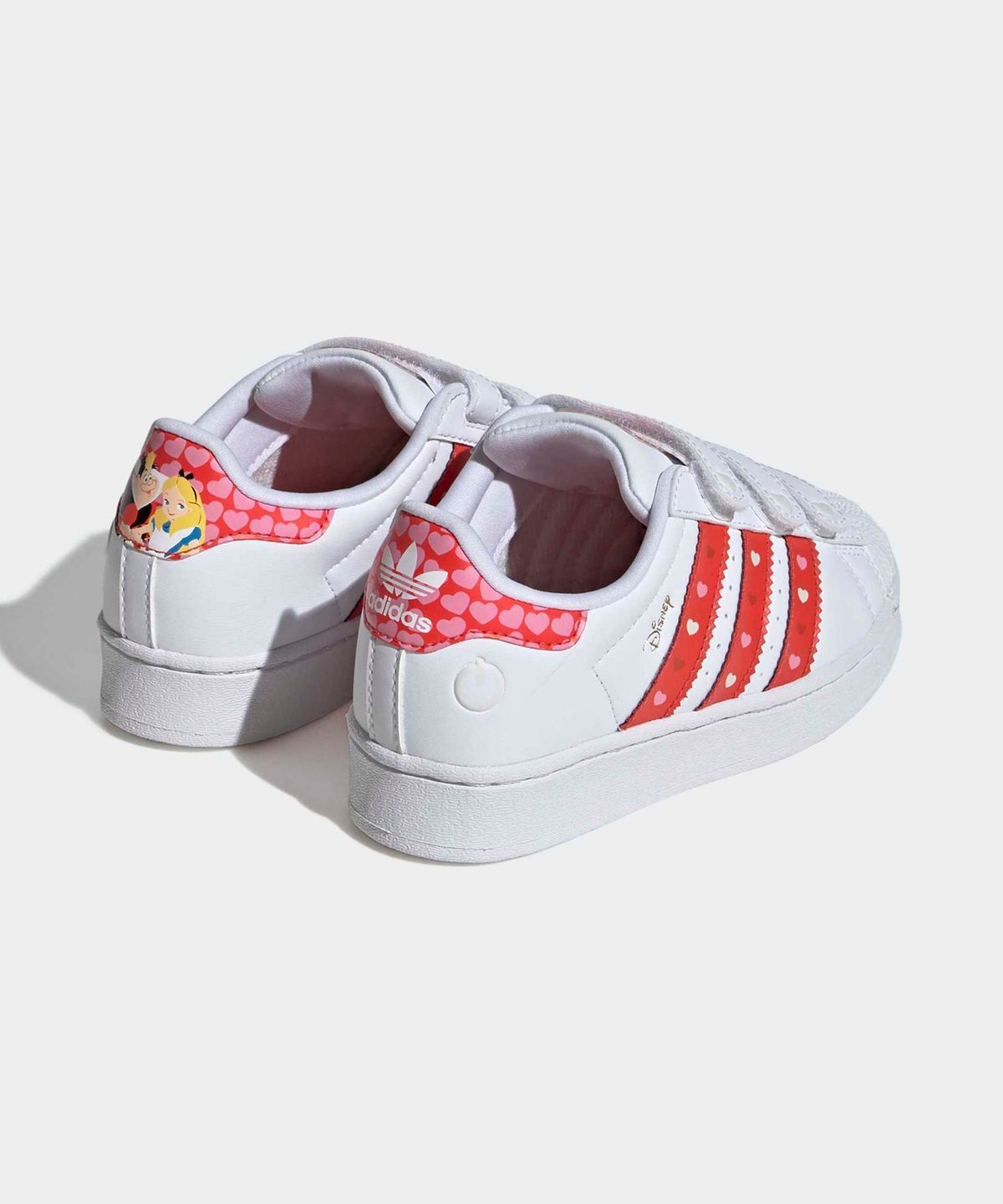 아디다스 키즈(ADIDAS KIDS) 아디다스 X 디즈니 엘리스 슈퍼스타 LED 라이트 컴포트 클로저 키즈  - 화이트  / KK1295
