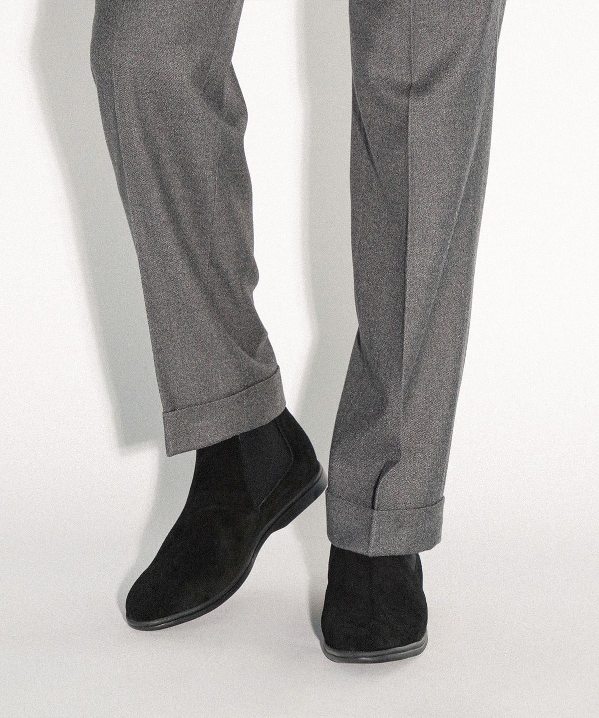 올클래식(ALLCLASSIC) ALC505 시메르 첼시 부츠_black suede