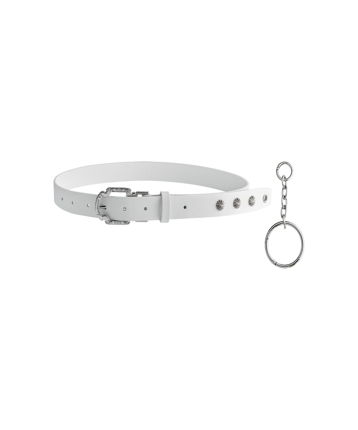 센티멍(SENTIMENTS) NO.675 [WHITE] LEATHER BELT