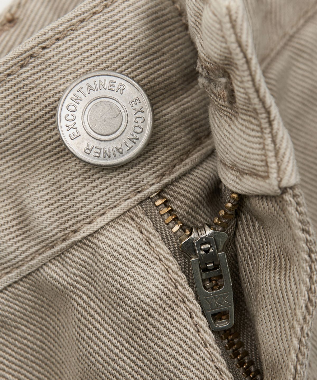 엑스컨테이너(EXCONTAINER) 빈티지 다이드 카고 팬츠 (BEIGE)