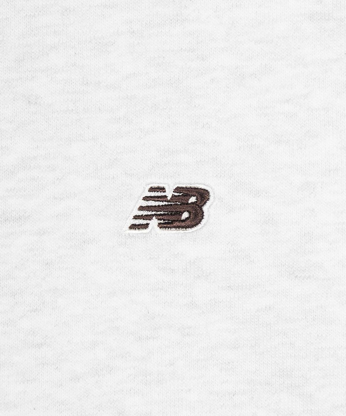 뉴발란스(NEW BALANCE) NBMDG11203 / UNI 에센셜 스몰로고 후드집업 (LIGHT GRAY)