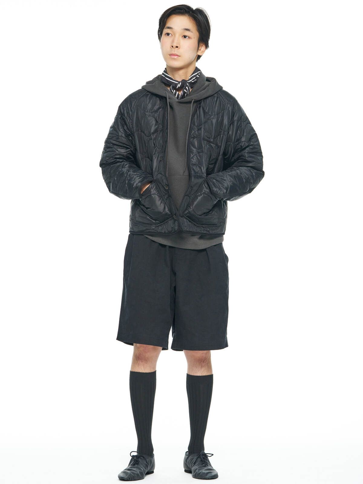 씨씨씨에스(CCCS) BLACK QUILTED JACKET