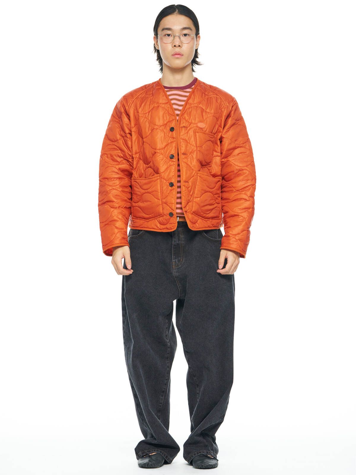 씨씨씨에스(CCCS) ORANGE QUILTED JACKET