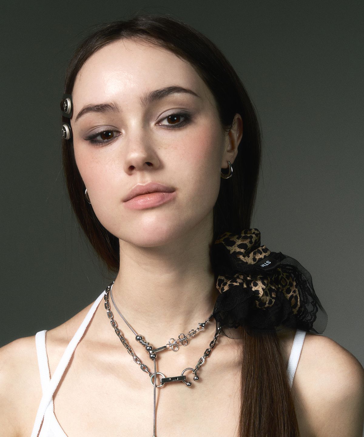 센티멍(SENTIMENTS) NO.685 [BROWN] HAIR SCRUNCHY
