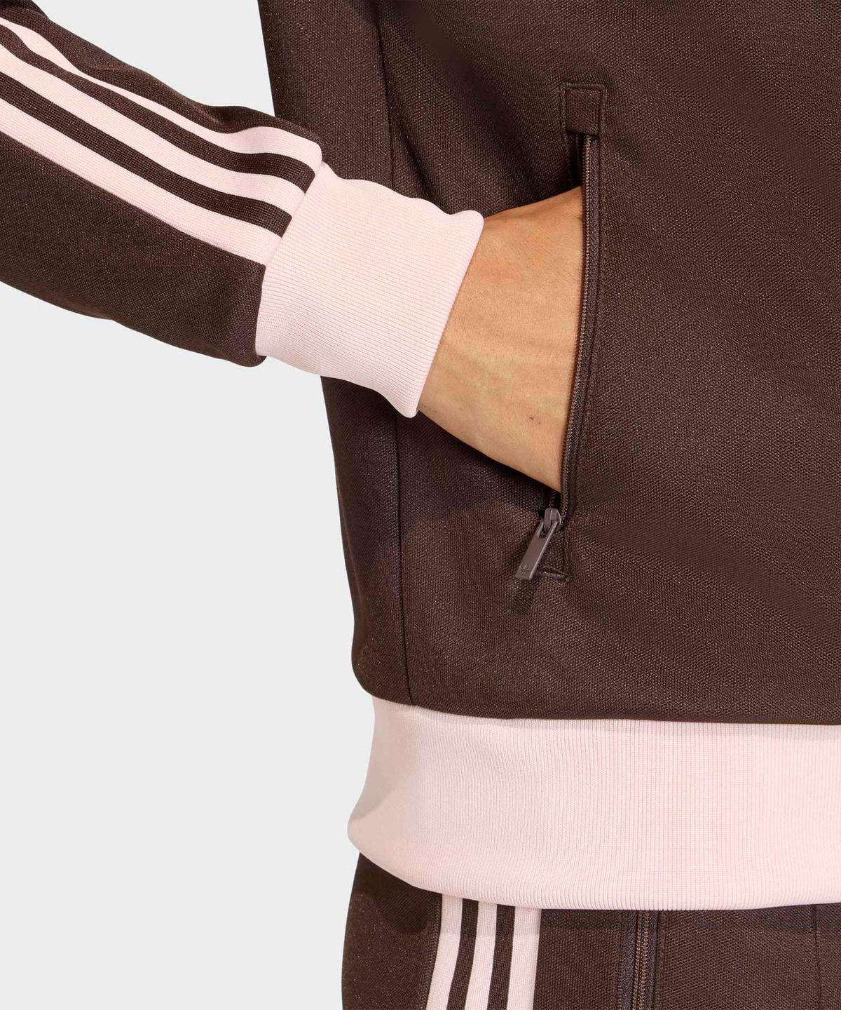 아디다스(ADIDAS) 클래식 트랙탑 - 아우라커피:샌드핑크 / KD3742