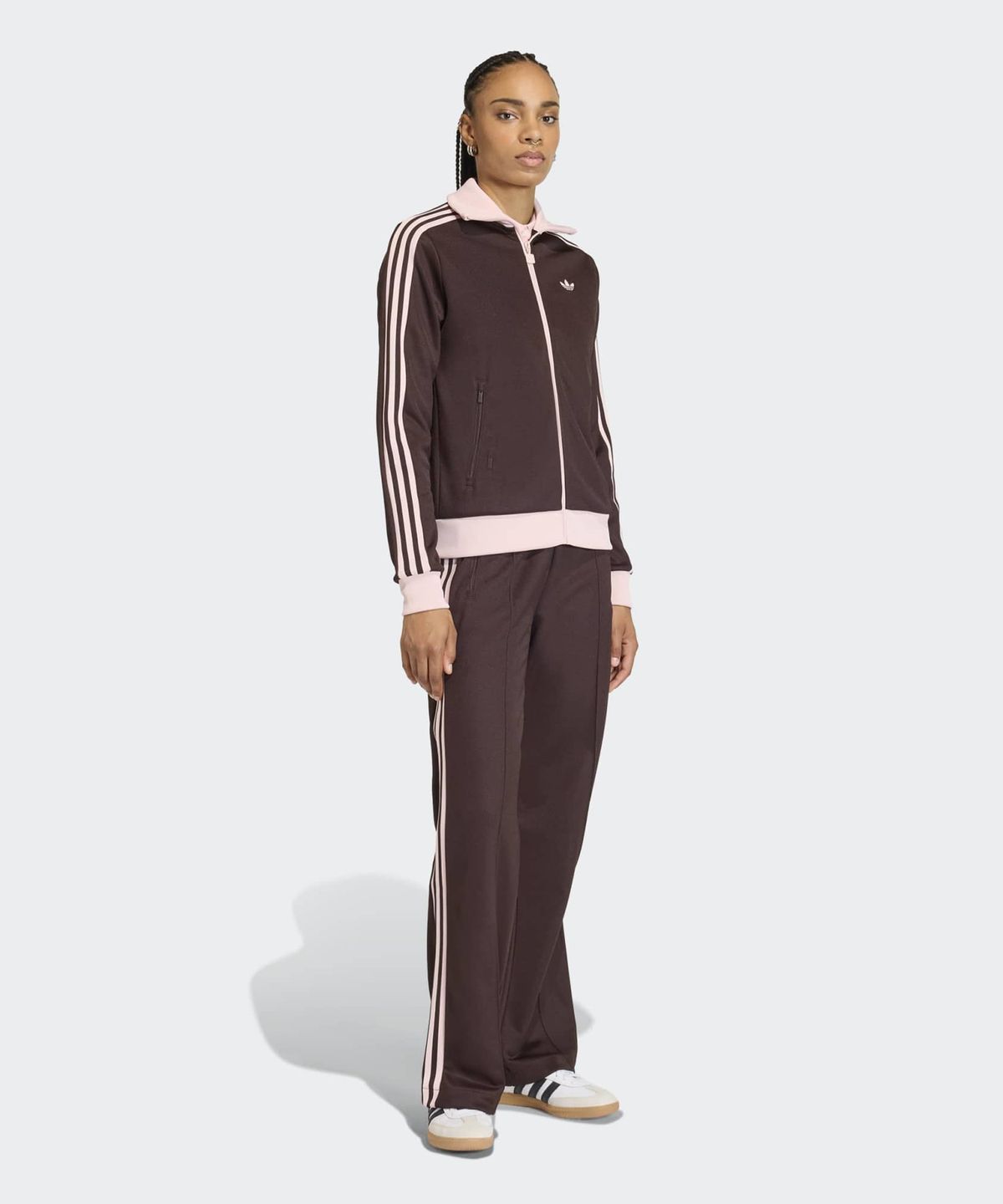 아디다스(ADIDAS) 클래식 트랙 팬츠 - 아우라커피:샌드핑크 / KD3749