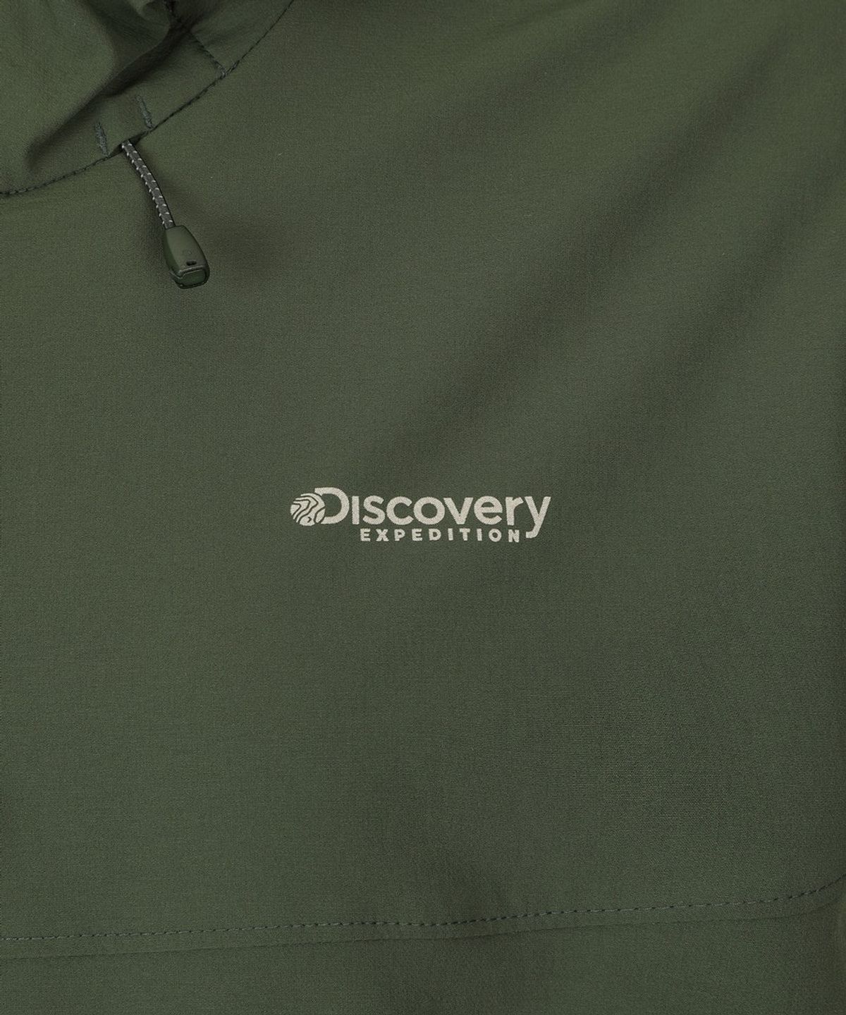 디스커버리 익스페디션(DISCOVERY EXPEDITION) 여성 스트레치 우븐 트레이닝 크롭 후드 아노락 (D/KHAKI)