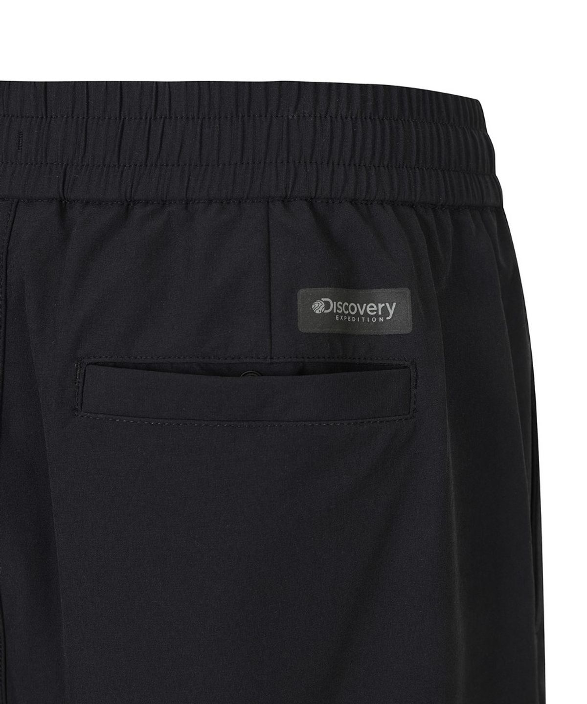 디스커버리 익스페디션(DISCOVERY EXPEDITION) 여성 스트레치 우븐 트레이닝 세미와이드 카고 팬츠 (BLACK)