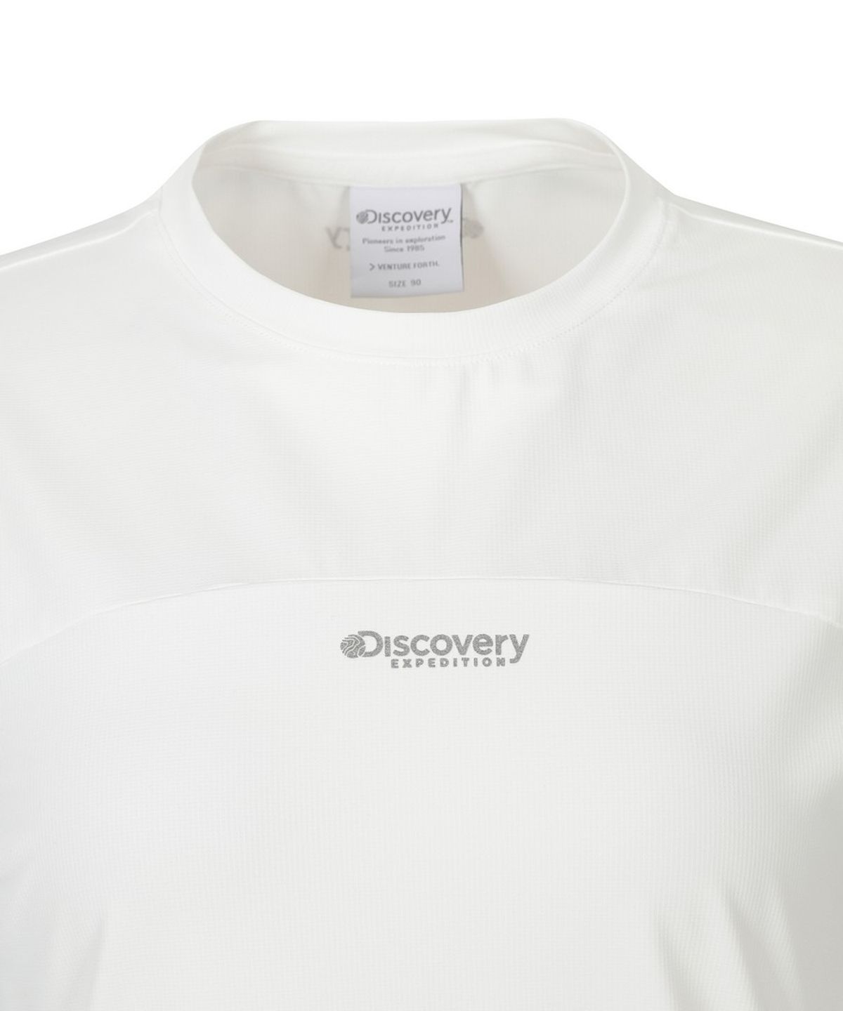 디스커버리 익스페디션(DISCOVERY EXPEDITION) 여성 프레시벤트 절개라인 반팔티셔츠 (WHITE)