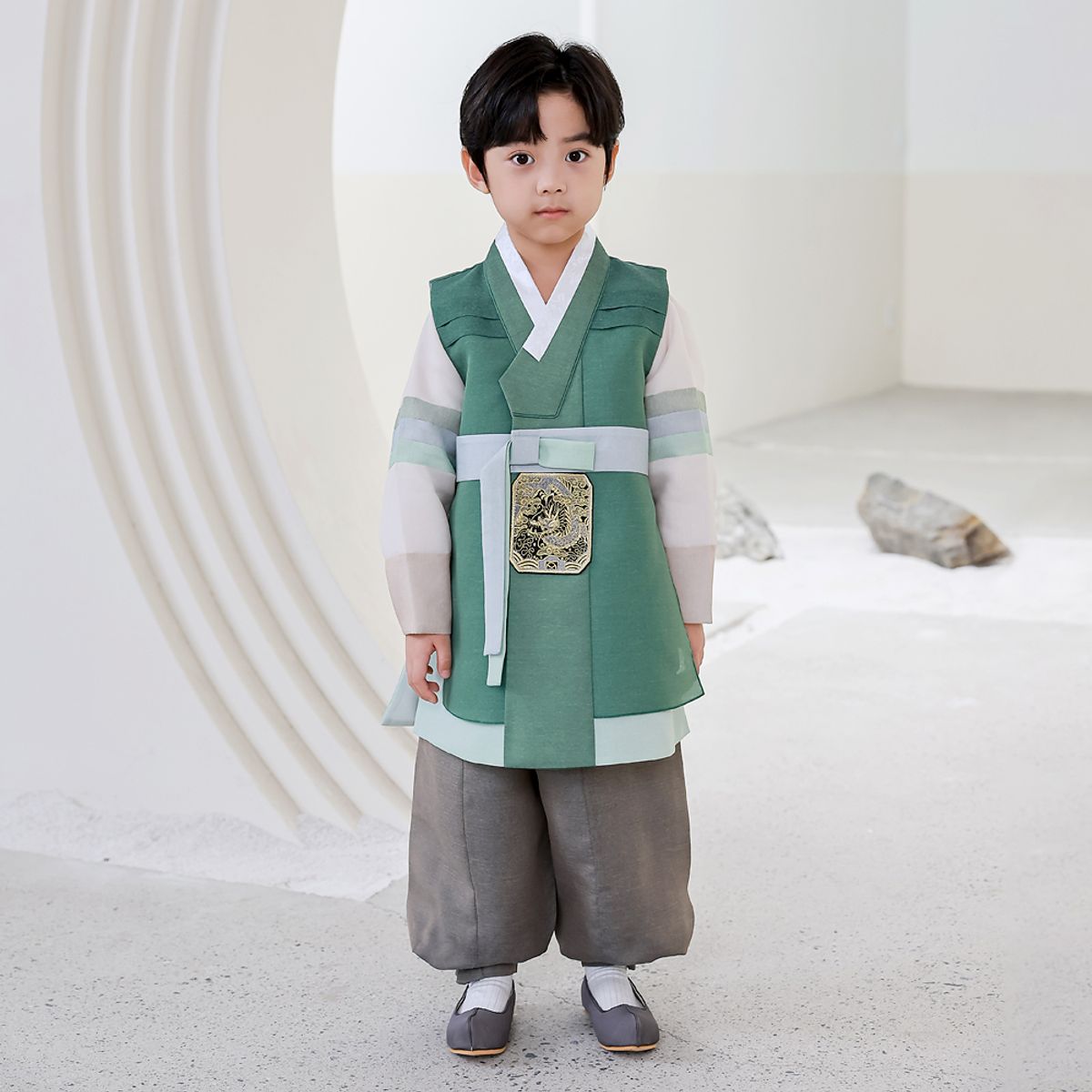 하랑한복(HARANG HANBOK) 청솔랑 남아한복 세트