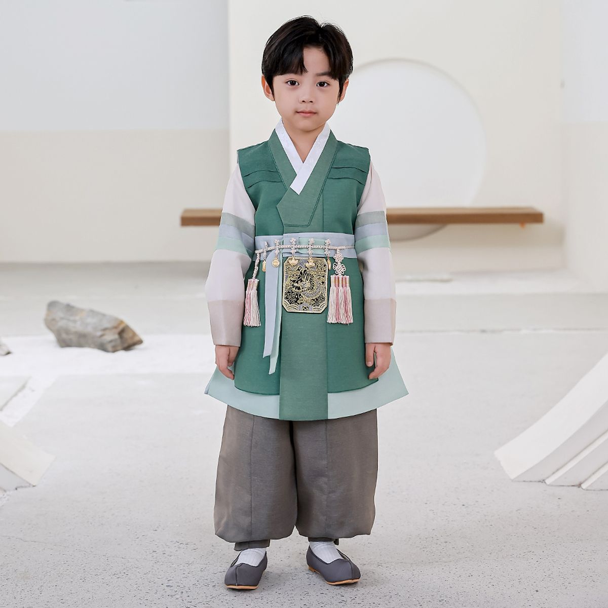 하랑한복(HARANG HANBOK) 청솔랑 남아한복 세트