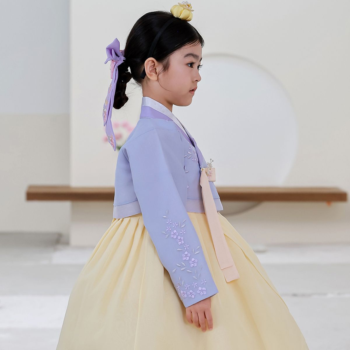 하랑한복(HARANG HANBOK) 창포랑 여아한복 세트