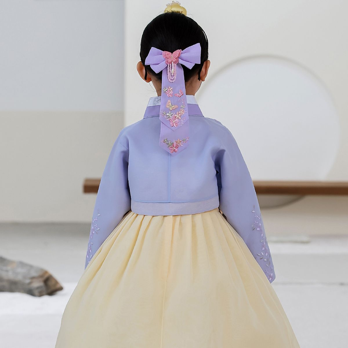 하랑한복(HARANG HANBOK) 창포랑 여아한복 세트