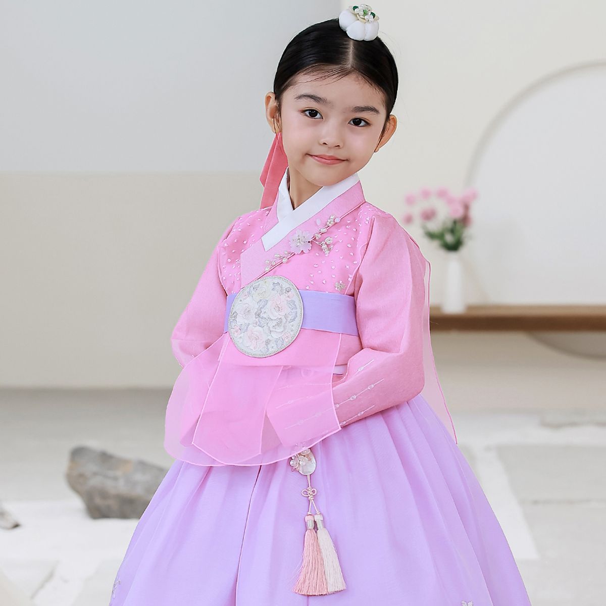 하랑한복(HARANG HANBOK) 보라랑 여아한복 세트