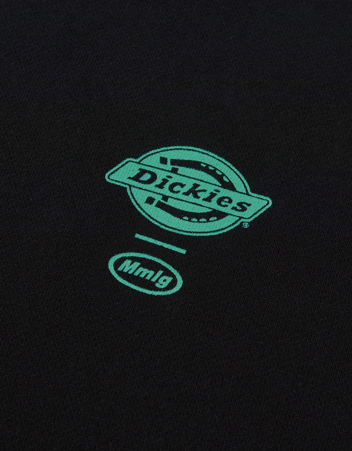 엠엠엘지(MMLG) [Mmlg Dickies] DOUBLE STAMP HOODIE (EVERY BLACK)