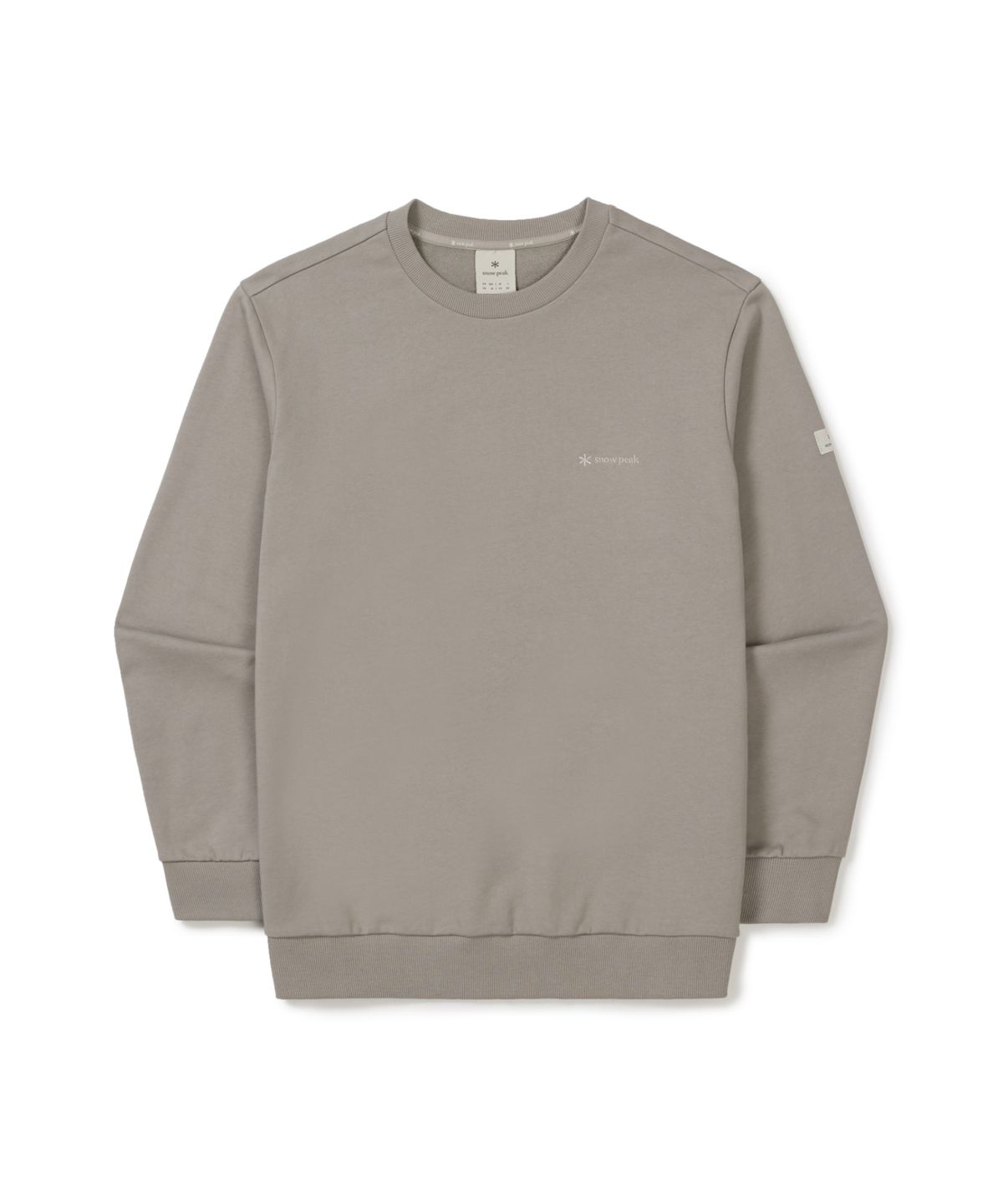 스노우피크 어패럴(SNOWPEAK APPAREL) 랜드 에센셜 맨투맨 (S26SMFHT50) Fog Gray