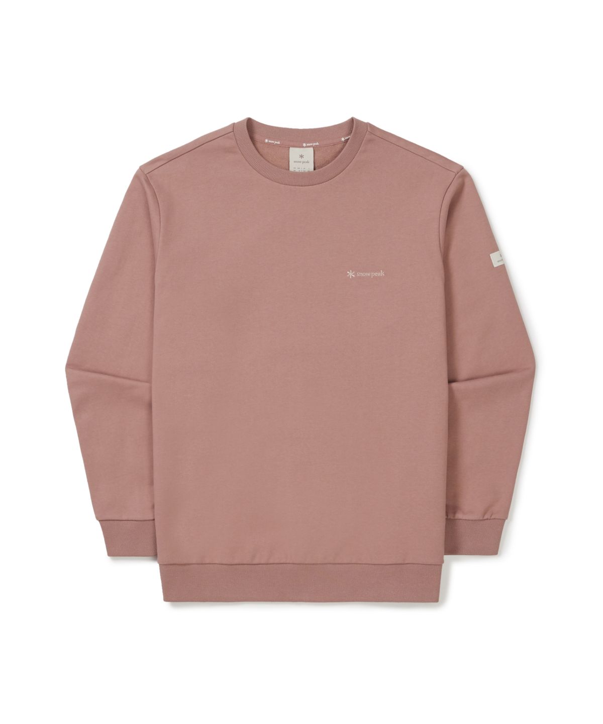 스노우피크 어패럴(SNOWPEAK APPAREL) 랜드 에센셜 맨투맨 (S26SMFHT50) Deep Pink