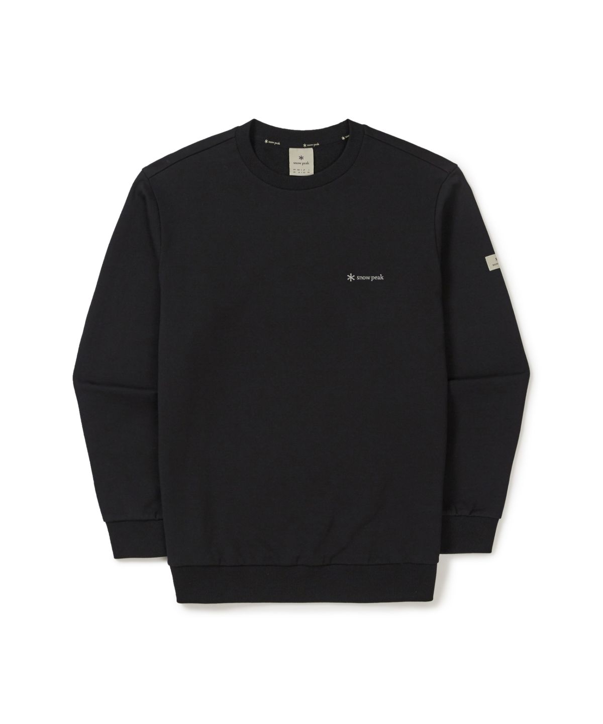 스노우피크 어패럴(SNOWPEAK APPAREL) 랜드 에센셜 맨투맨 (S26SMFHT50) Black