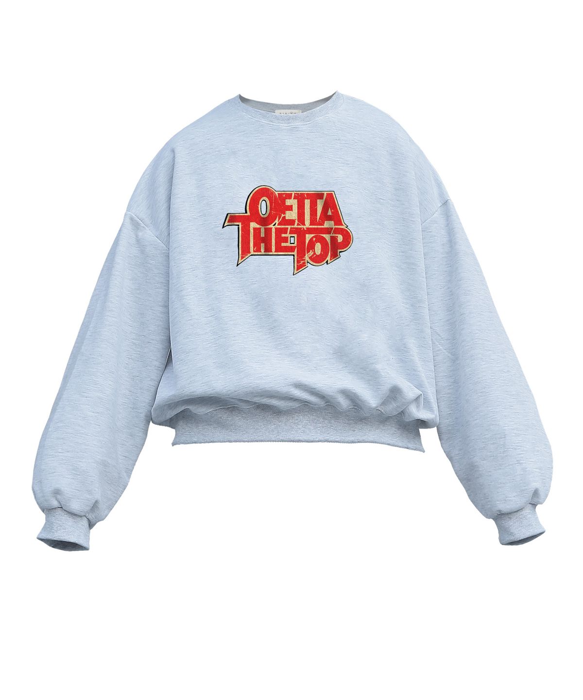 오에타(OETTA) 더탑 더블 코튼 오버숄더 벌룬핏 맨투맨