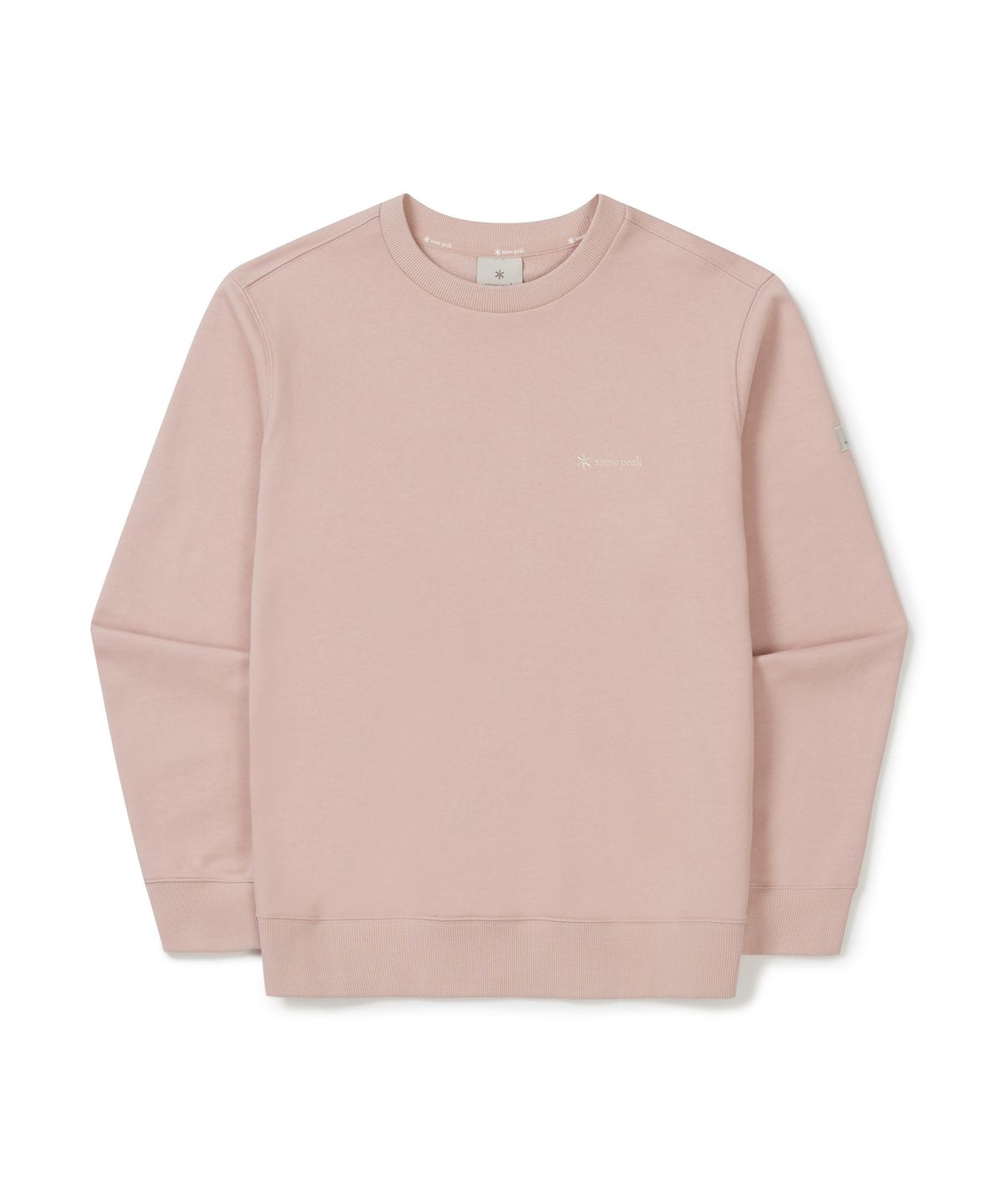 스노우피크 어패럴(SNOWPEAK APPAREL) 랜드 여성 에센셜 맨투맨 (S26SWFHT51) Deep Pink