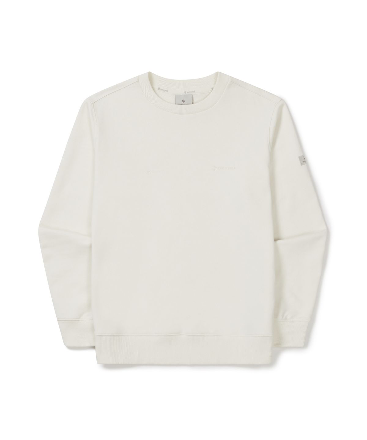 스노우피크 어패럴(SNOWPEAK APPAREL) 랜드 여성 에센셜 맨투맨 (S26SWFHT51) Butter Ivory