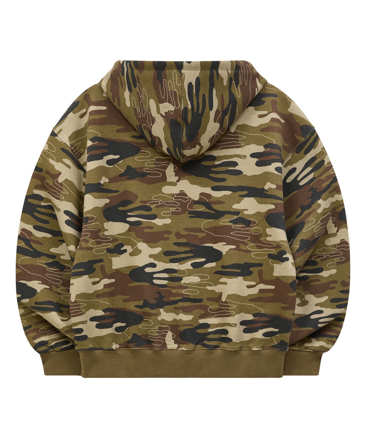후드후드(HOODHOOD) 에일리언 후드 집업 카모