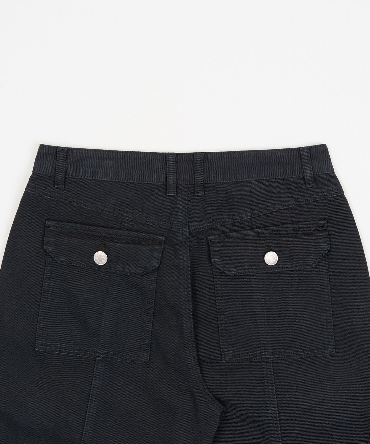 엑스컨테이너(EXCONTAINER) 빈티지 다이드 카고 팬츠 (BLACK)