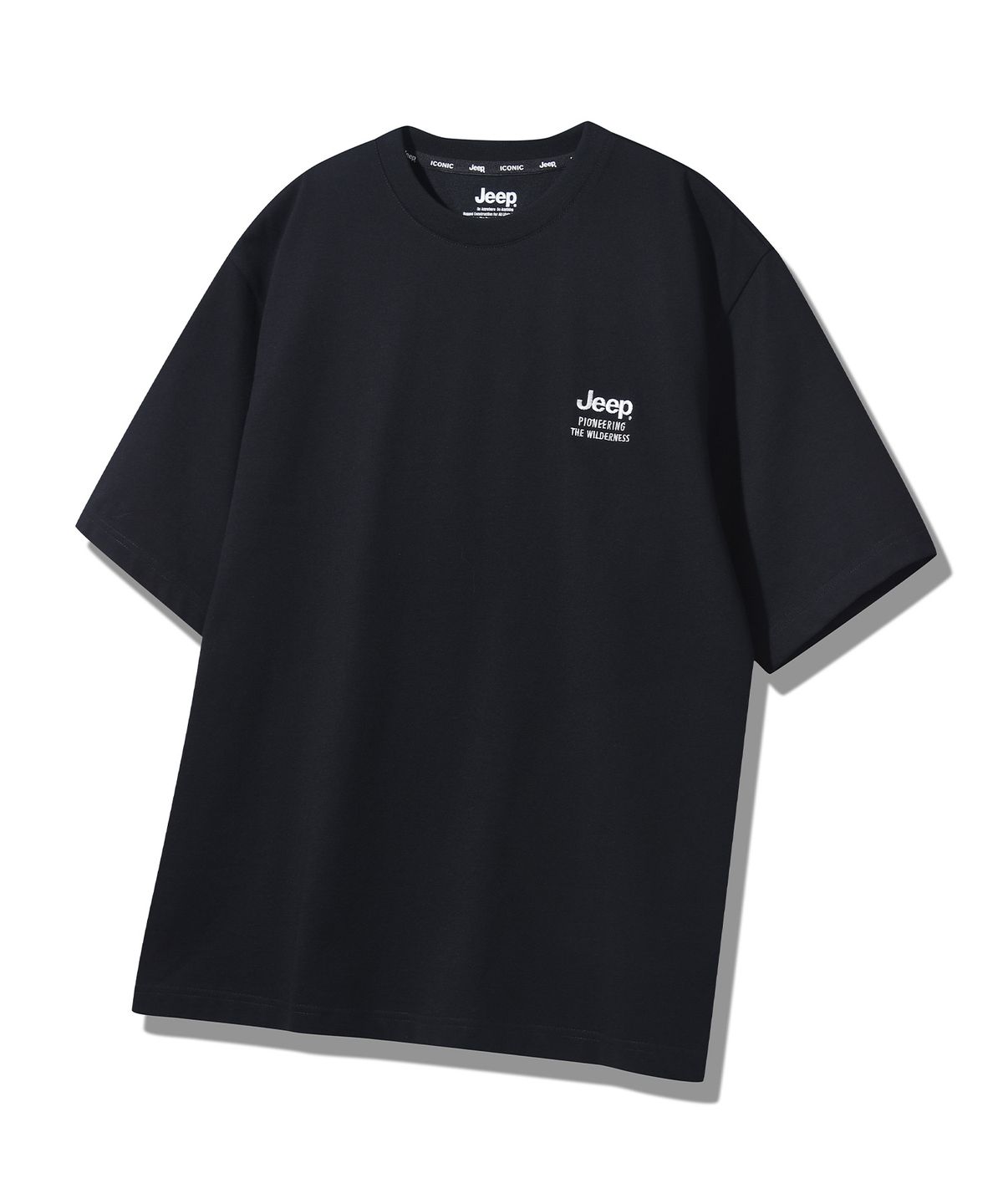 지프(JEEP) [2PACK] 190g 싱글 에어그램 반팔 티셔츠 (JR5TSU159BK)