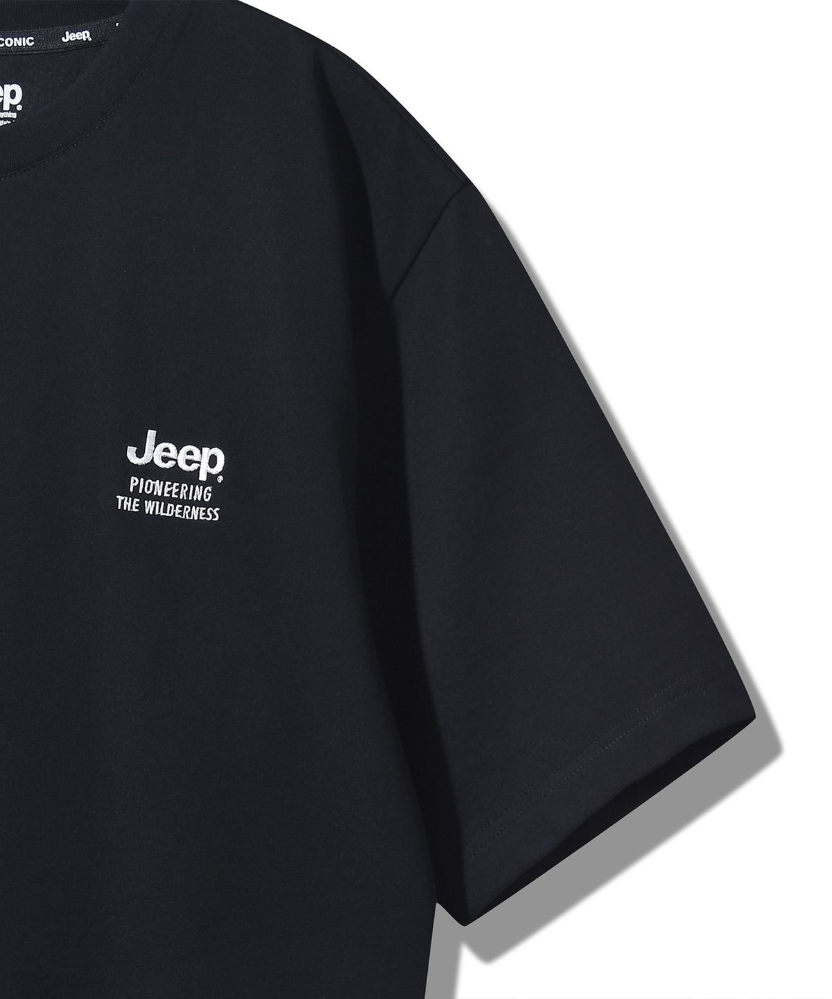 지프(JEEP) [2PACK] 190g 싱글 에어그램 반팔 티셔츠 (JR5TSU159BK)