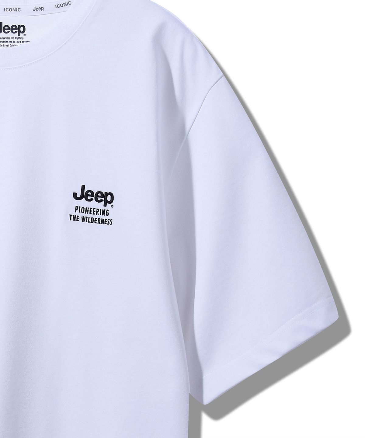 지프(JEEP) [2PACK] 190g 싱글 에어그램 반팔 티셔츠 (JR5TSU159BK)