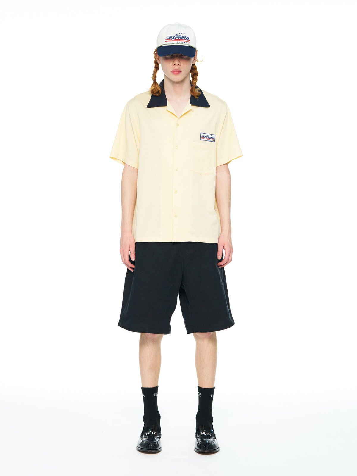 씨씨씨에스(CCCS) YELLOW CAMP COLLAR SHIRTS