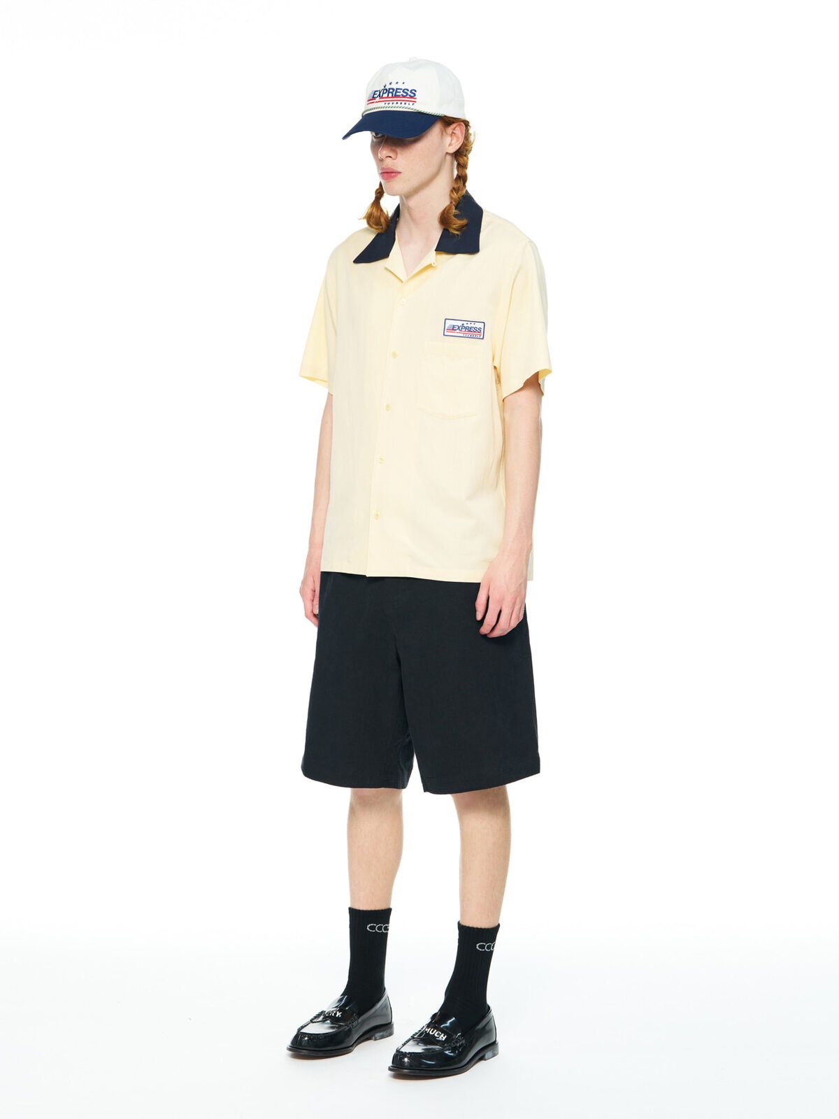 씨씨씨에스(CCCS) YELLOW CAMP COLLAR SHIRTS