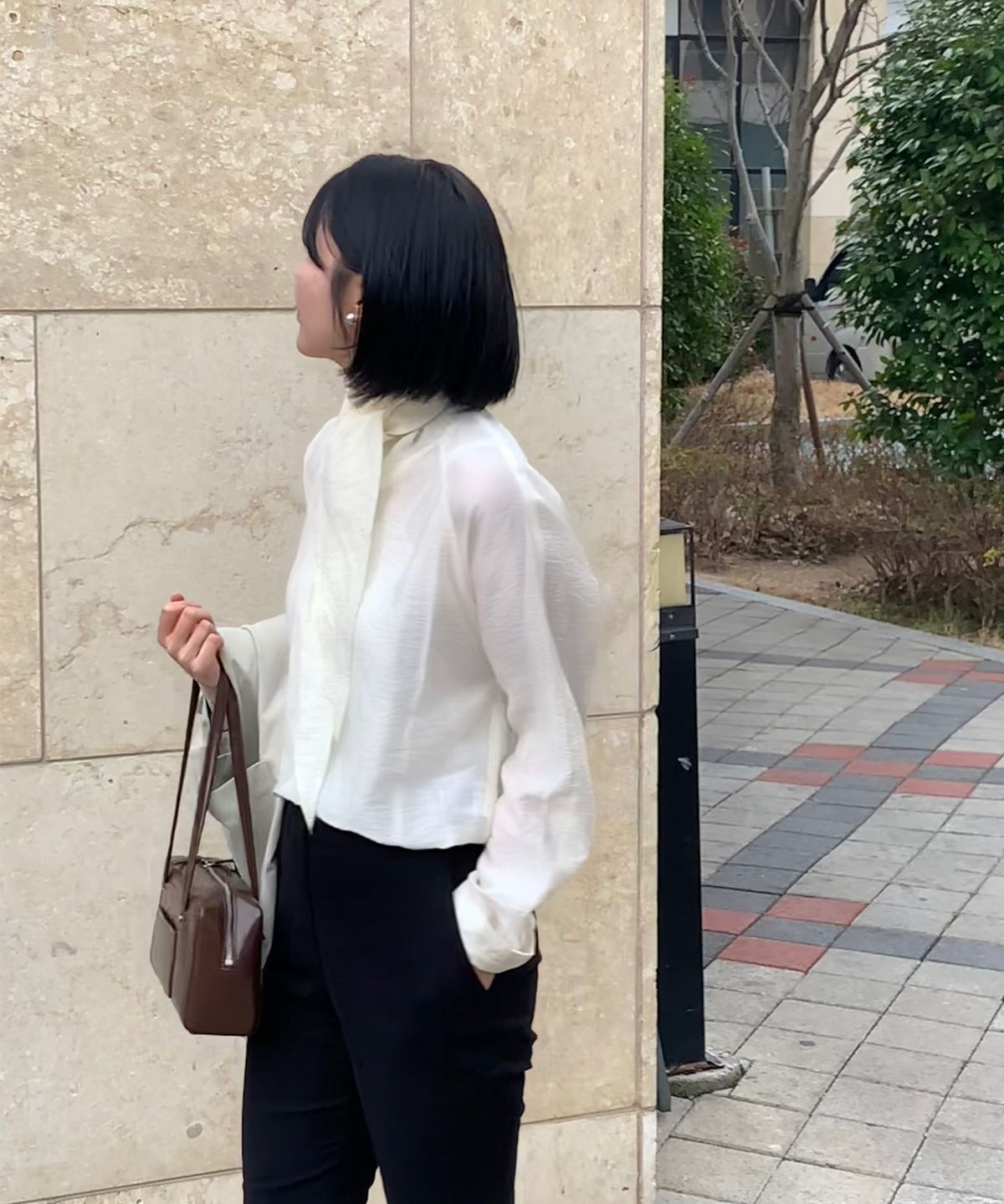 미쏘(MIXXO) 바게트 숄더백 RE BGF90QG_MIABGG30QG
