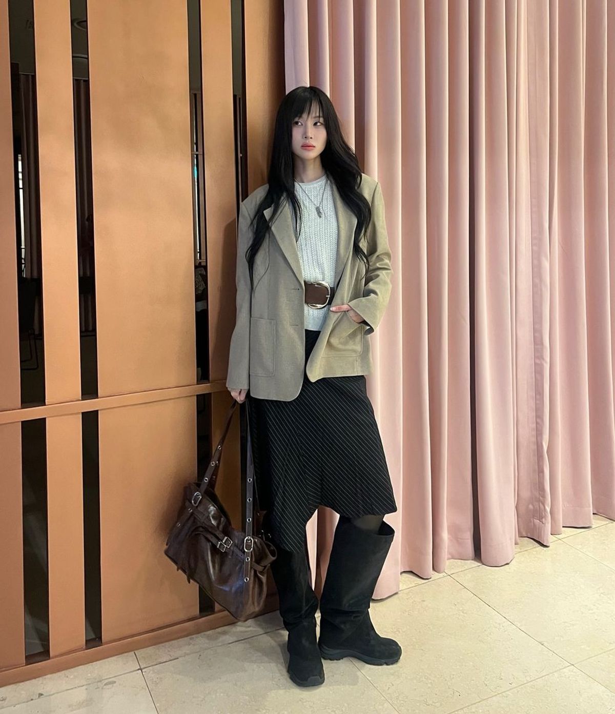 미쏘(MIXXO) 오버핏 테일러드자켓_MIWJKG31PC