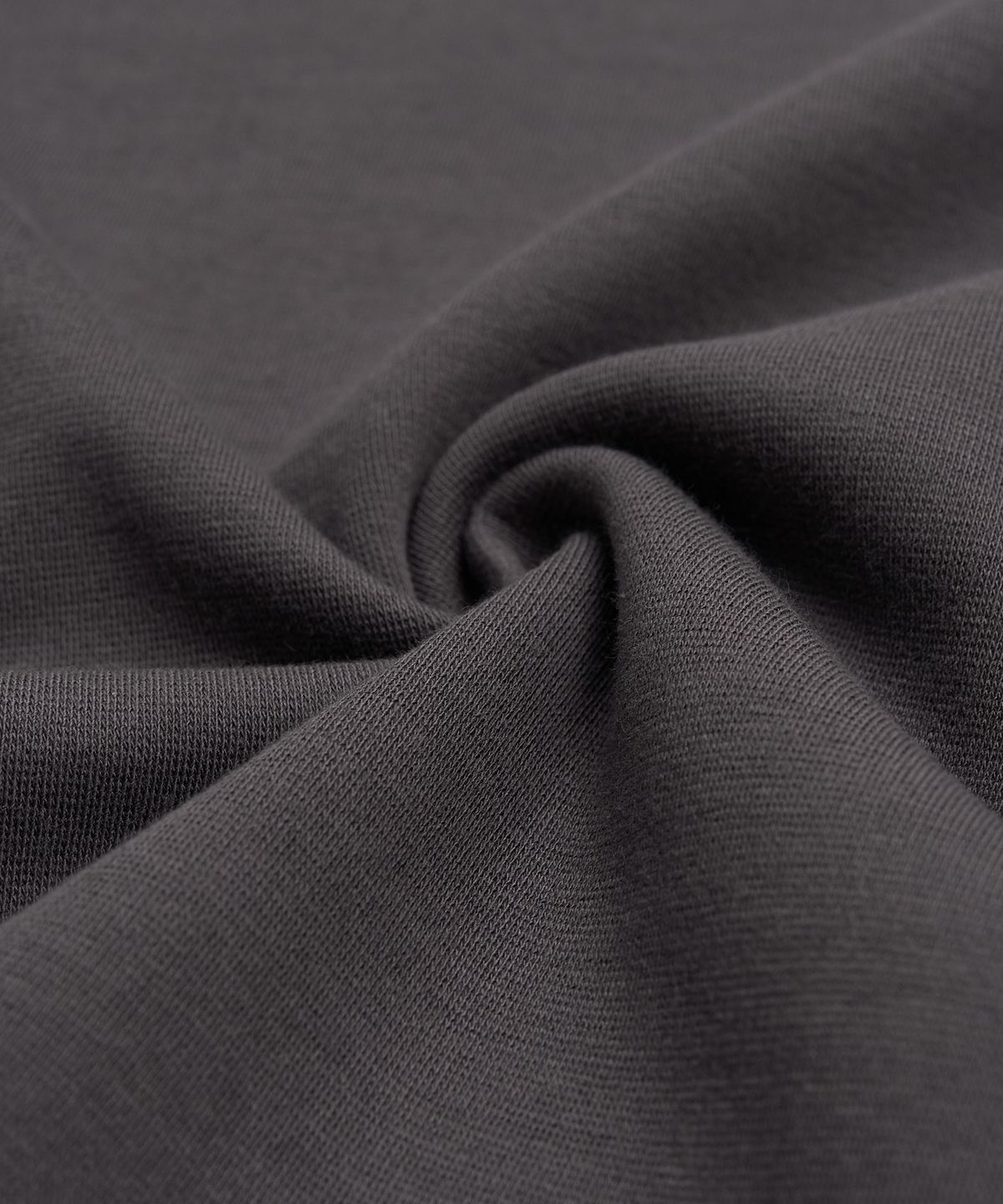 토피(TOFFEE) 스트라이프 후드 롱 슬리브 (CHARCOAL)