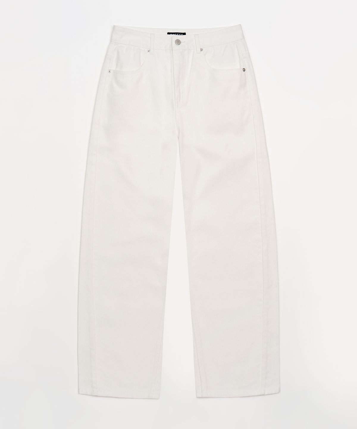 토피(TOFFEE) 딥 커브드 데님 팬츠 (WHITE)
