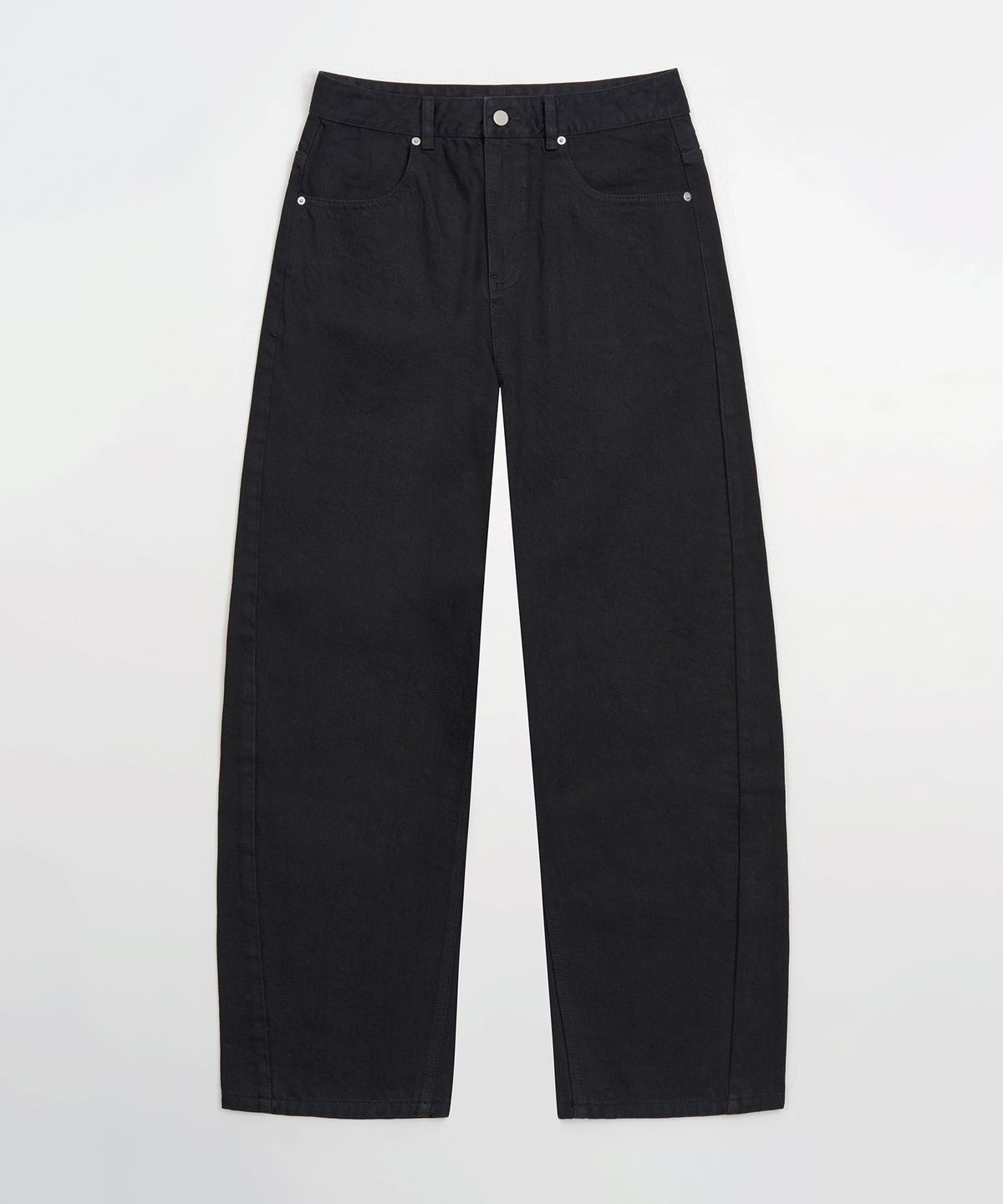 토피(TOFFEE) 딥 커브드 데님 팬츠 (BLACK)