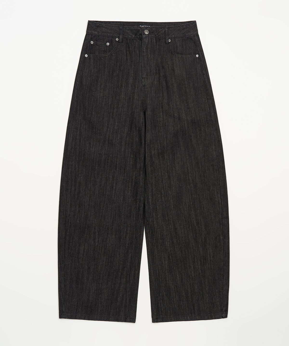 토피(TOFFEE) 신치 백 스티치 데님 팬츠 (BLACK)