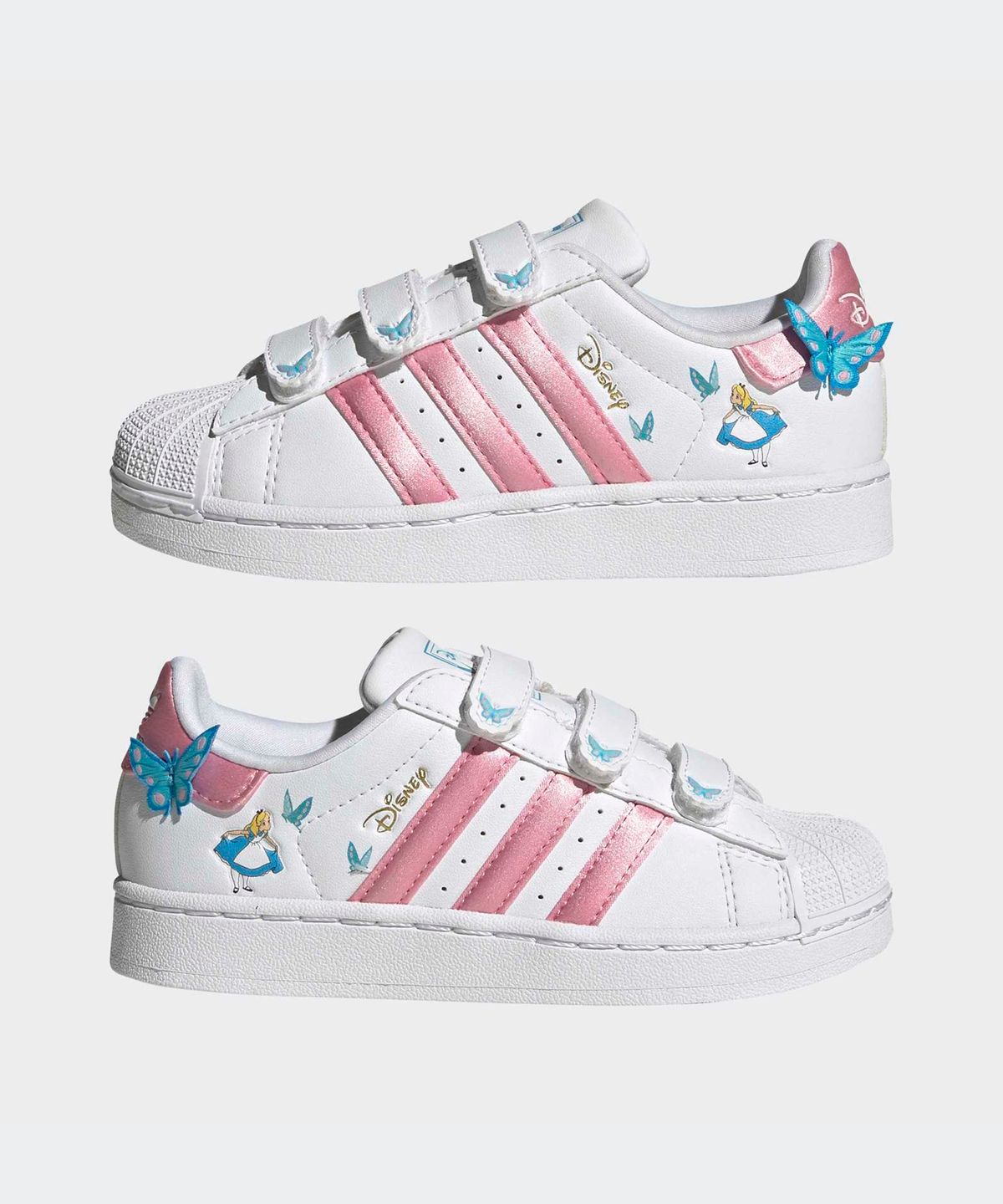 아디다스 키즈(ADIDAS KIDS) 아디다스 X 디즈니 엘리스 슈퍼스타 II CF 키즈 - 화이트 / IH1735