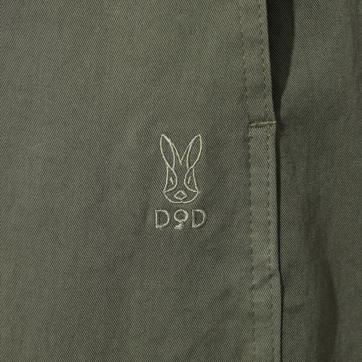 디오디(DOD) 여성) 코튼 와이드 팬츠(DARK GREY)