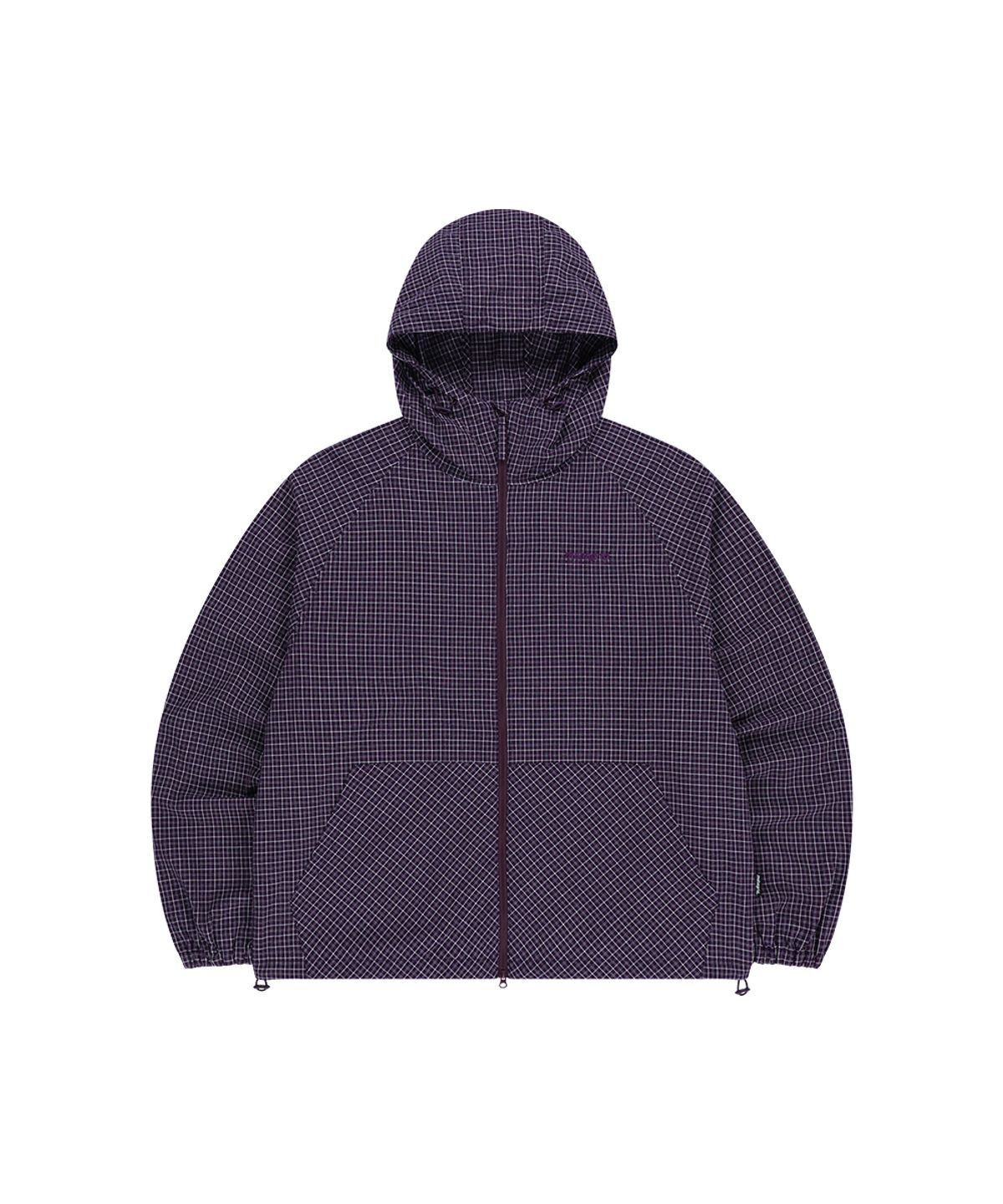 마하그리드(MAHAGRID) CHECK WINDBREAKER PURPLE(MG2GSMB961A)