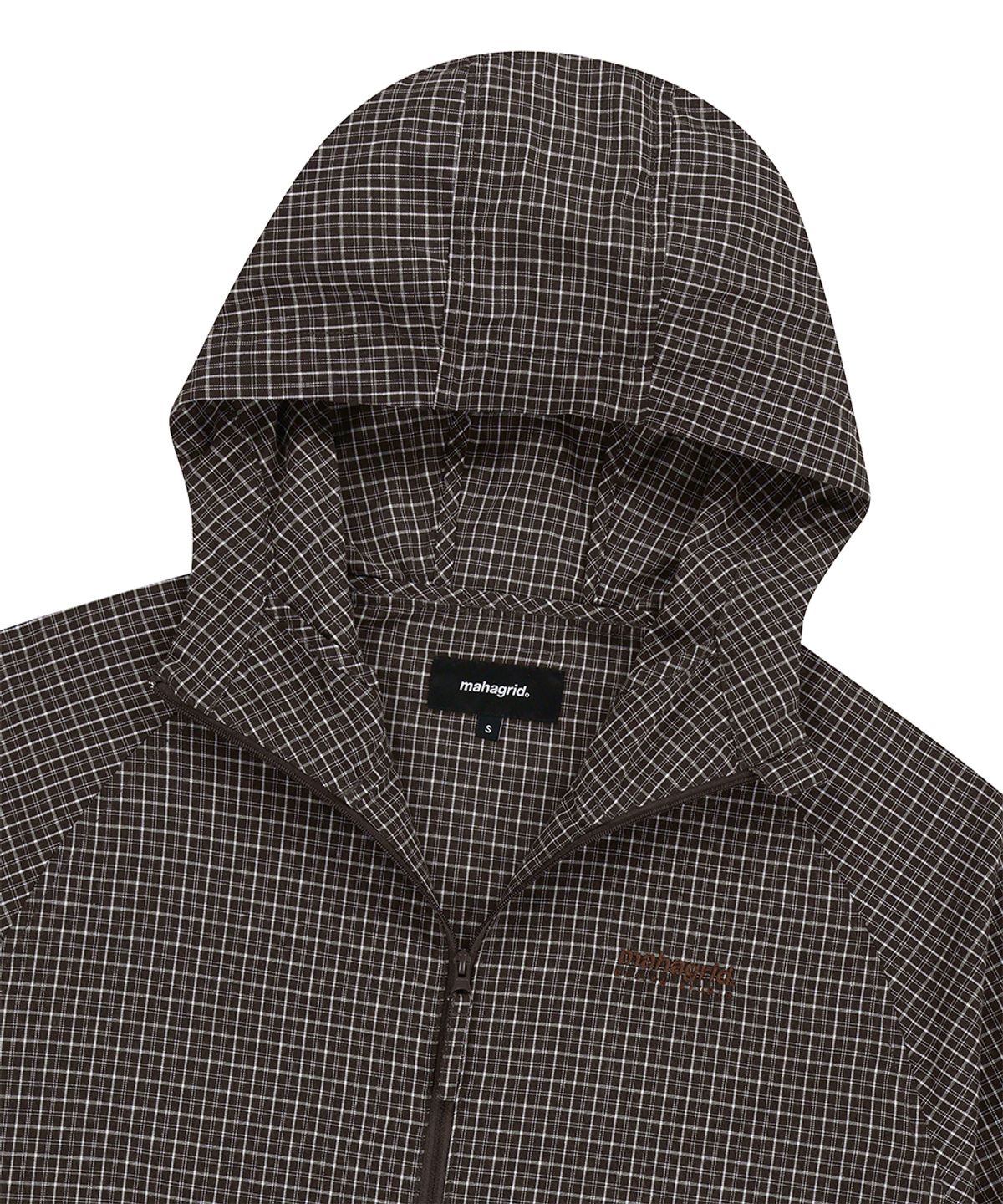 마하그리드(MAHAGRID) CHECK WINDBREAKER BROWN(MG2GSMB961A)