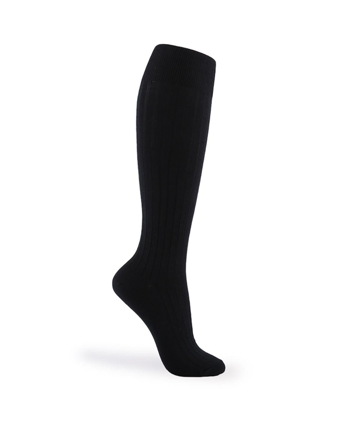 보타(VOTTA) OTC RIB Jet Black (KNEE HIGH SOCKS)