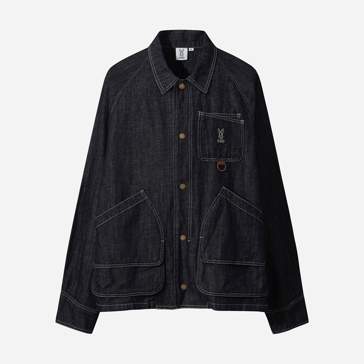 디오디(DOD) 남성) 린넨 데님자켓 (DARK INDIGO)