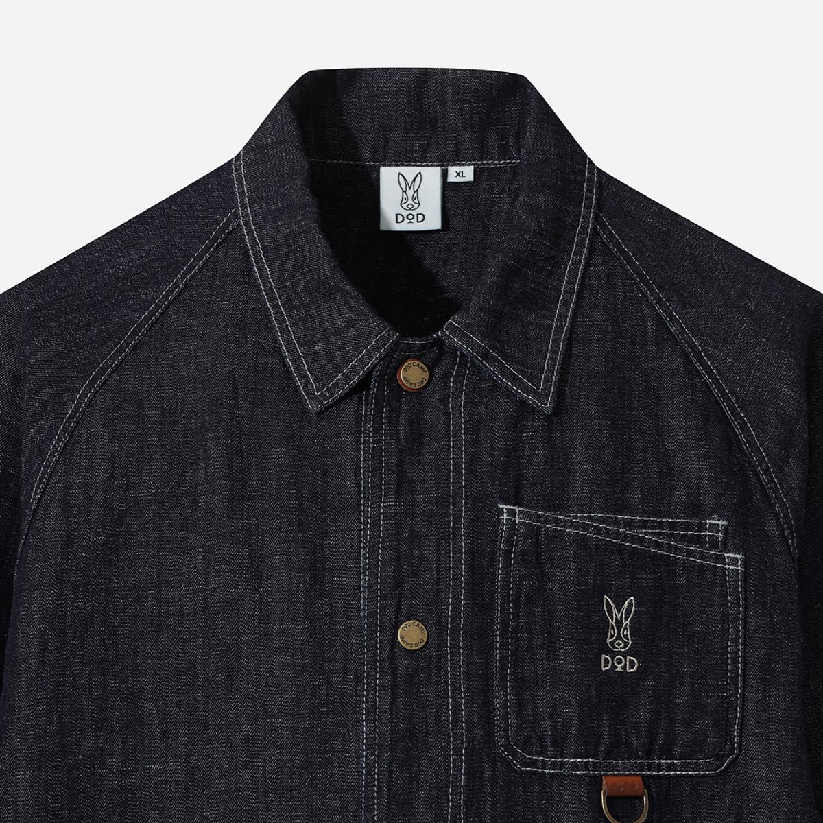 디오디(DOD) 남성) 린넨 데님자켓 (DARK INDIGO)