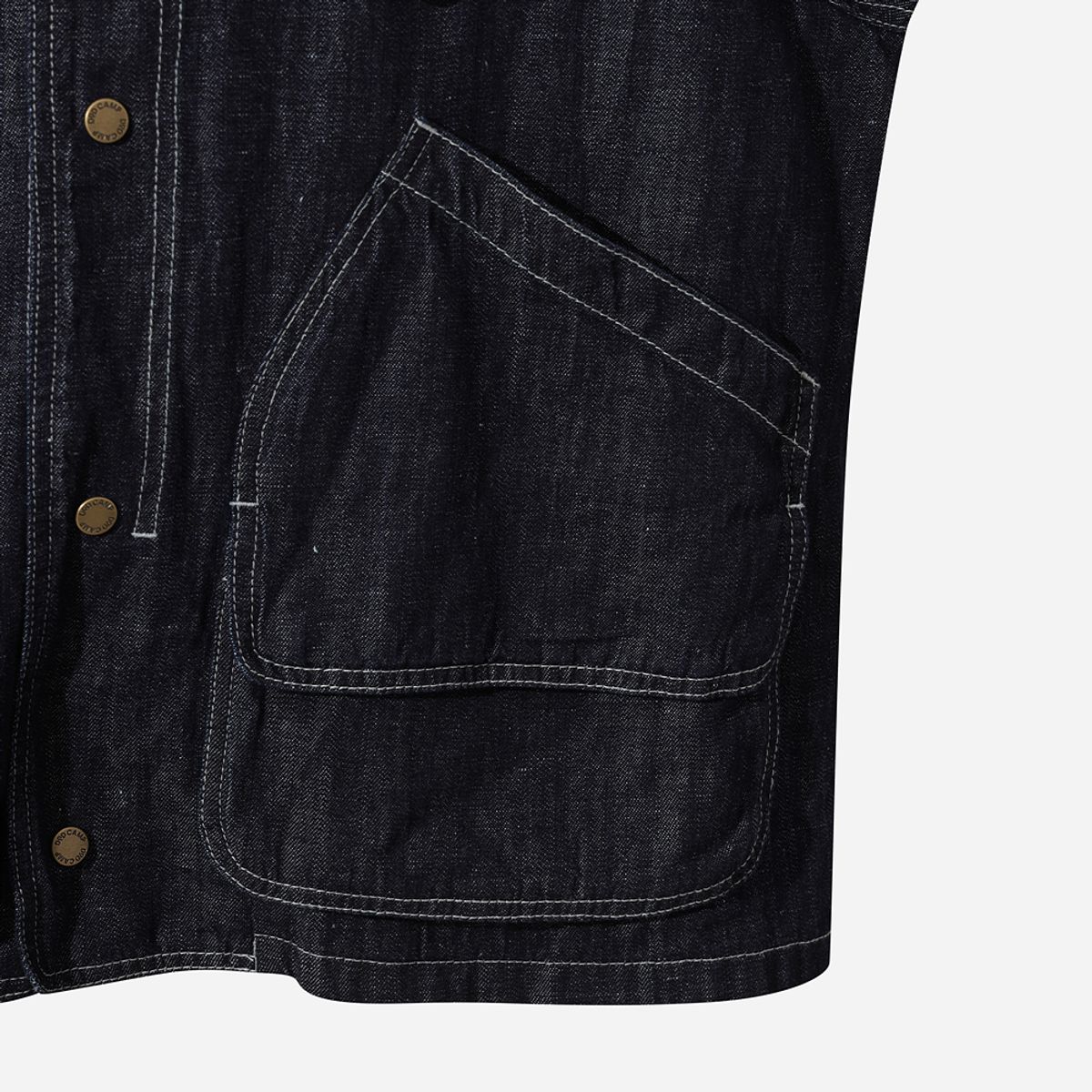 디오디(DOD) 남성) 린넨 데님자켓 (DARK INDIGO)